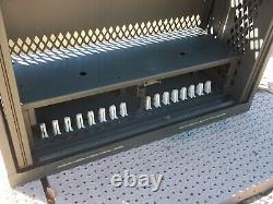 Military Surplus Secure Site Weapons Rifle Pistol Rack Cabinet Safe Gun Army