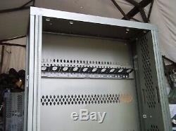 Military Surplus Secure Site Weapons Rifle Pistol Rack Cabinet Safe Gun Army