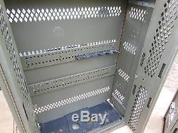 Military Surplus Secure Site Weapons Rifle Pistol Rack Cabinet Safe Gun Army