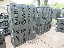 Military Surplus Secure Site Weapons Rifle Pistol Rack Cabinet Safe Gun Army