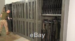 Military Surplus Secure Site Weapons Rifle Pistol Rack Cabinet Safe Gun Army