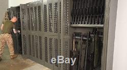 Military Surplus Secure Site Weapons Rifle Pistol Rack Cabinet Safe Gun Army