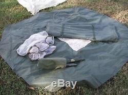 Military Surplus Soldier Crew Tent 10 X10 Camping- Fair-poor Condition -army