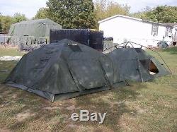 Military Surplus Soldier Crew Tent 10 X10 Camping- Fair-poor Condition -army