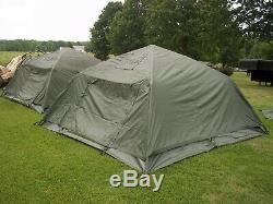 Military Surplus Soldier Crew Tent Army 5 Man Hunting Camping 10x10 Camping Us