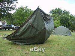 Military Surplus Soldier Crew Tent Army 5 Man Hunting Camping 10x10 Camping Us