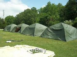 Military Surplus Soldier Crew Tent Army 5 Man Hunting Camping 10x10 Camping Us