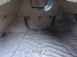 Military Surplus Soldier Crew Tent Army Camping 10 X 10 -fair-more Used -us Army