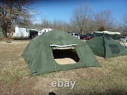 Military Surplus Soldier Crew Tent Army Damaged-camping 10 X10 Hunting Us Army