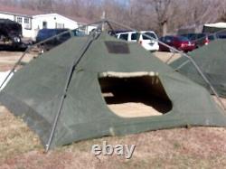 Military Surplus Soldier Crew Tent Army Damaged-camping 10 X10 Hunting Us Army