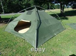 Military Surplus Soldier Crew Tent Army Damaged-camping 10 X10 Hunting Us Army