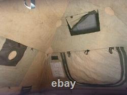 Military Surplus Soldier Crew Tent Army Damaged-camping 10 X10 Hunting Us Army