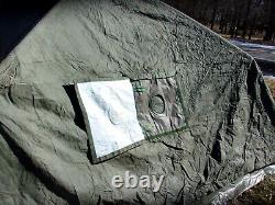 Military Surplus Soldier Crew Tent Army Damaged-camping 10 X10 Hunting Us Army