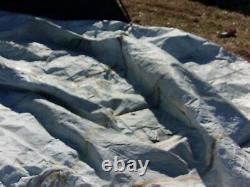 Military Surplus Soldier Crew Tent Army Damaged-camping 10 X10 Hunting Us Army