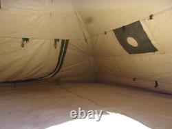 Military Surplus Soldier Crew Tent Army Damaged-camping 10 X10 Hunting Us Army