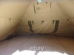 Military Surplus Soldier Crew Tent Army Damaged-camping 10 X10 Hunting Us Army