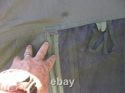 Military Surplus Soldier Crew Tent Army Damaged-camping 10 X10 Hunting Us Army