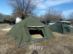 Military Surplus Soldier Crew Tent Army Fair-good Camping 10 X10 Hunting Us Army