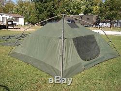 Military Surplus Soldier Crew Tent Army Free Standing Camping 10 X10 Camping Us