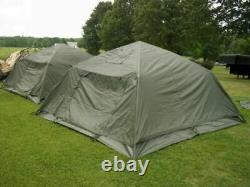 Military Surplus Soldier Crew Tent Army Free Standing Camping 10 X10 Camping Us