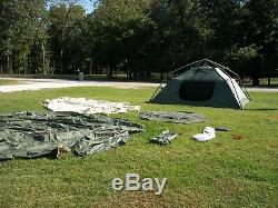 Military Surplus Soldier Crew Tent Army Free Standing Camping 10 X10 Camping Us