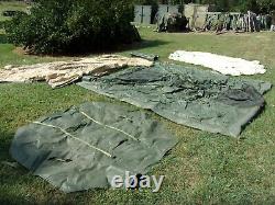 Military Surplus Soldier Crew Tent Army Self- Standing Camping 10 X10 Army Camp
