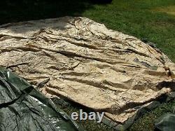 Military Surplus Soldier Crew Tent Army Self Standing Camping 10 X10- Army Camp