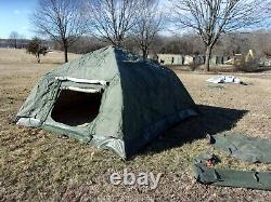 Military Surplus Soldier Crew Tent Army Self Standing Camping -10 X10 Camper Us