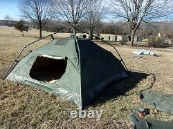 Military Surplus Soldier Crew Tent Army Self Standing Camping -10 X10 Camper Us