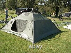 Military Surplus Soldier Crew Tent Army Self Standing Camping 10 X10 -damaged