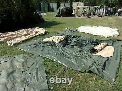 Military Surplus Soldier Crew Tent Army Self Standing Camping 10 X10 -damaged