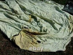 Military Surplus Soldier Crew Tent Army Self Standing Camping 10 X10 -damaged