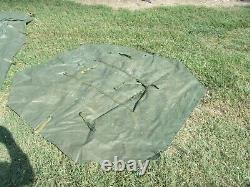 Military Surplus Soldier Crew Tent Army Self Standing Camping 10 X10 -damaged