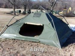 Military Surplus Soldier Crew Tent Army Stained-camping 10 X10 Hunting Us Army