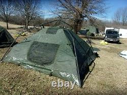 Military Surplus Soldier Crew Tent Army Stained-camping 10 X10 Hunting Us Army