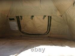 Military Surplus Soldier Crew Tent Army Stained-camping 10 X10 Hunting Us Army