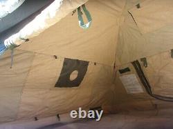 Military Surplus Soldier Crew Tent Army Stained-camping 10 X10 Hunting Us Army