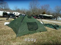 Military Surplus Soldier Crew Tent Army Stained-camping 10 X10 Hunting Us Army