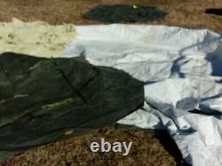 Military Surplus Soldier Crew Tent Army Stained-camping 10 X10 Hunting Us Army