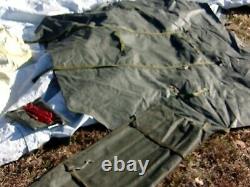 Military Surplus Soldier Crew Tent Army Stained-camping 10 X10 Hunting Us Army