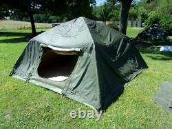 Military Surplus Soldier Crew Tent Good Condition Camping 10 X10 Hunting Us Army