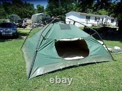 Military Surplus Soldier Crew Tent Good Condition Camping 10 X10 Hunting Us Army