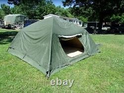 Military Surplus Soldier Crew Tent Good Condition Camping 10 X10 Hunting Us Army