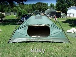 Military Surplus Soldier Crew Tent Good Condition Camping 10 X10 Hunting Us Army