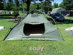 Military Surplus Soldier Crew Tent Good Condition Camping 10 X10 Hunting Us Army