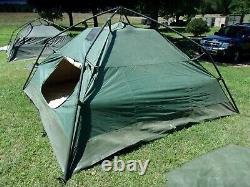 Military Surplus Soldier Crew Tent Good Condition Camping 10 X10 Hunting Us Army