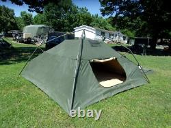 Military Surplus Soldier Crew Tent Good Condition Camping 10 X10 Hunting Us Army