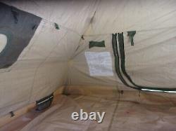 Military Surplus Soldier Crew Tent Good Condition Camping 10 X10 Hunting Us Army