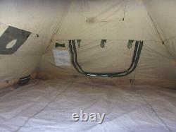 Military Surplus Soldier Crew Tent Good Condition Camping 10 X10 Hunting Us Army