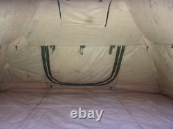 Military Surplus Soldier Crew Tent Good Condition Camping 10 X10 Hunting Us Army